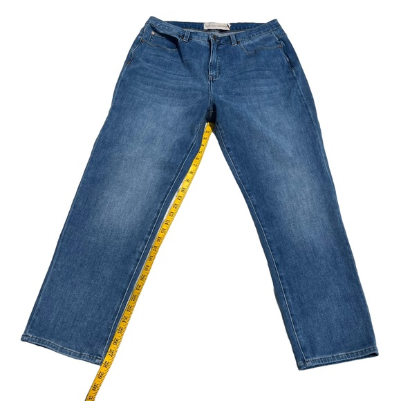 Soft Surroundings Pull On Bootcut Jeans Size 14 Style# 2DU25 - Picture 4 of 9